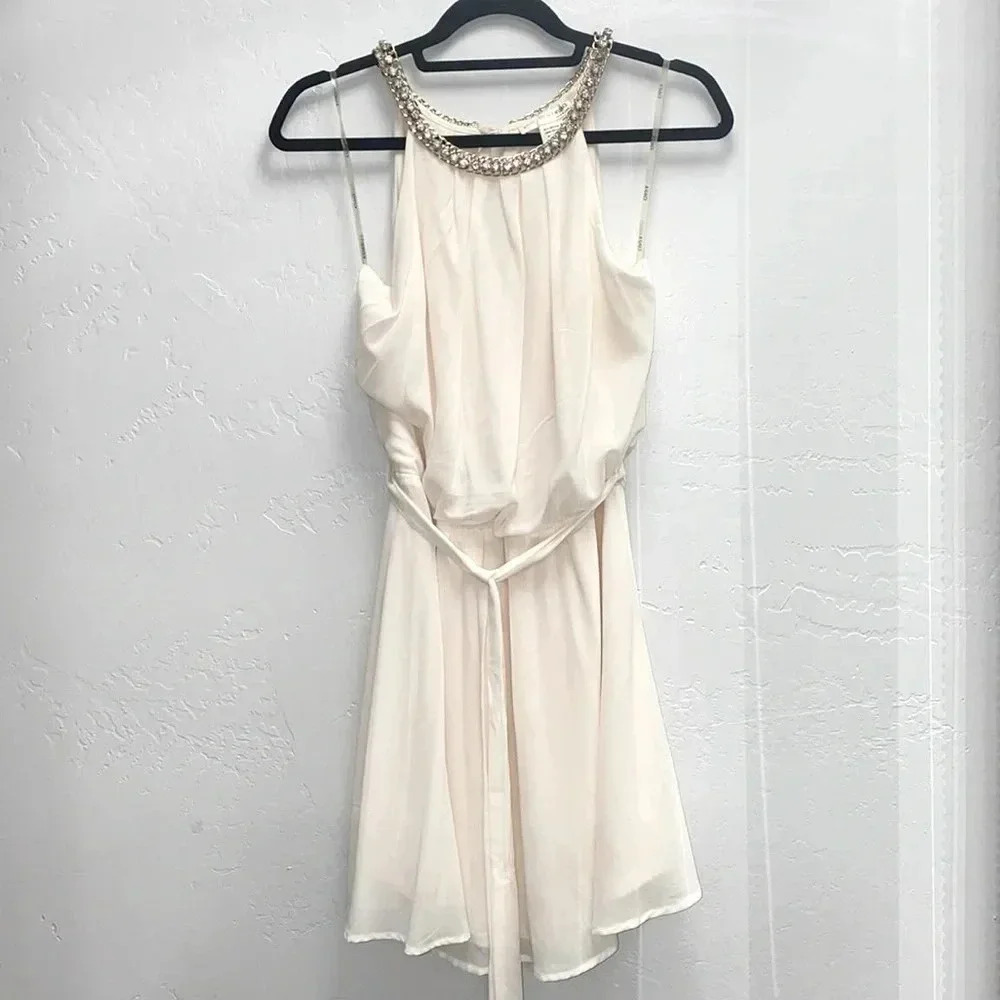 A’Gaci Rhinestone Cocktail Dress